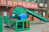 Dual shaft tire shredder for scrapped waste tire recycling