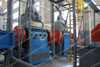 Economical fully-automatic scrapped waste tires recycling to rubber granule production line